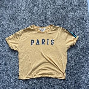 Womens ‘Paris’ crop top